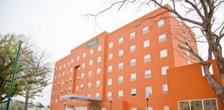 Hotel City Express Junior Puebla Angelópolis Fachada del Hotel City Express Junior en Puebla