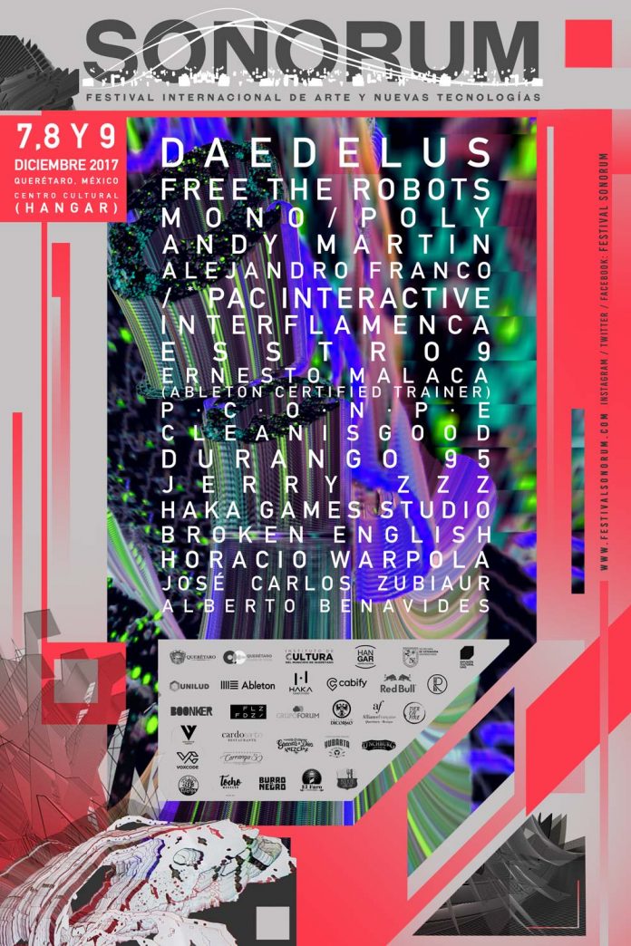 Parte oficial de festival SONORUM 2017 Querétaro