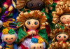 Artesanías de Querétaro: tradición, historia y cultura en cada pieza Artesana otomí de Amealco, Querétaro, elabora una muñeca Lele con tela de popelina y listones de colores en taller familiar tradicional